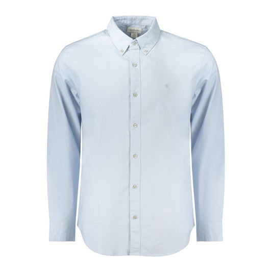 Light Blue Cotton Men Shirt