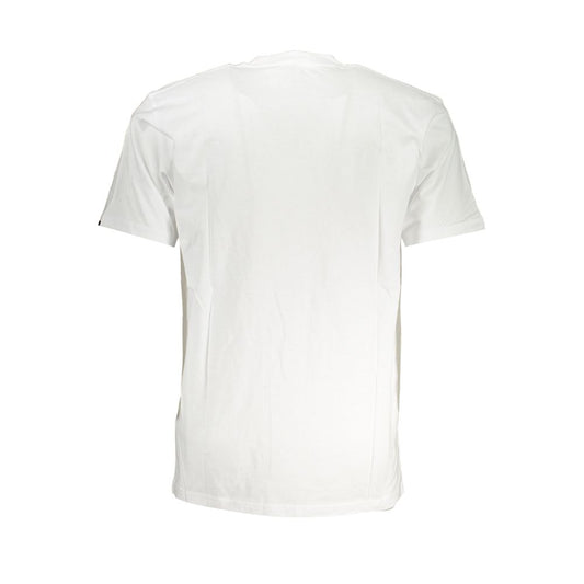 White Cotton Men T-Shirt