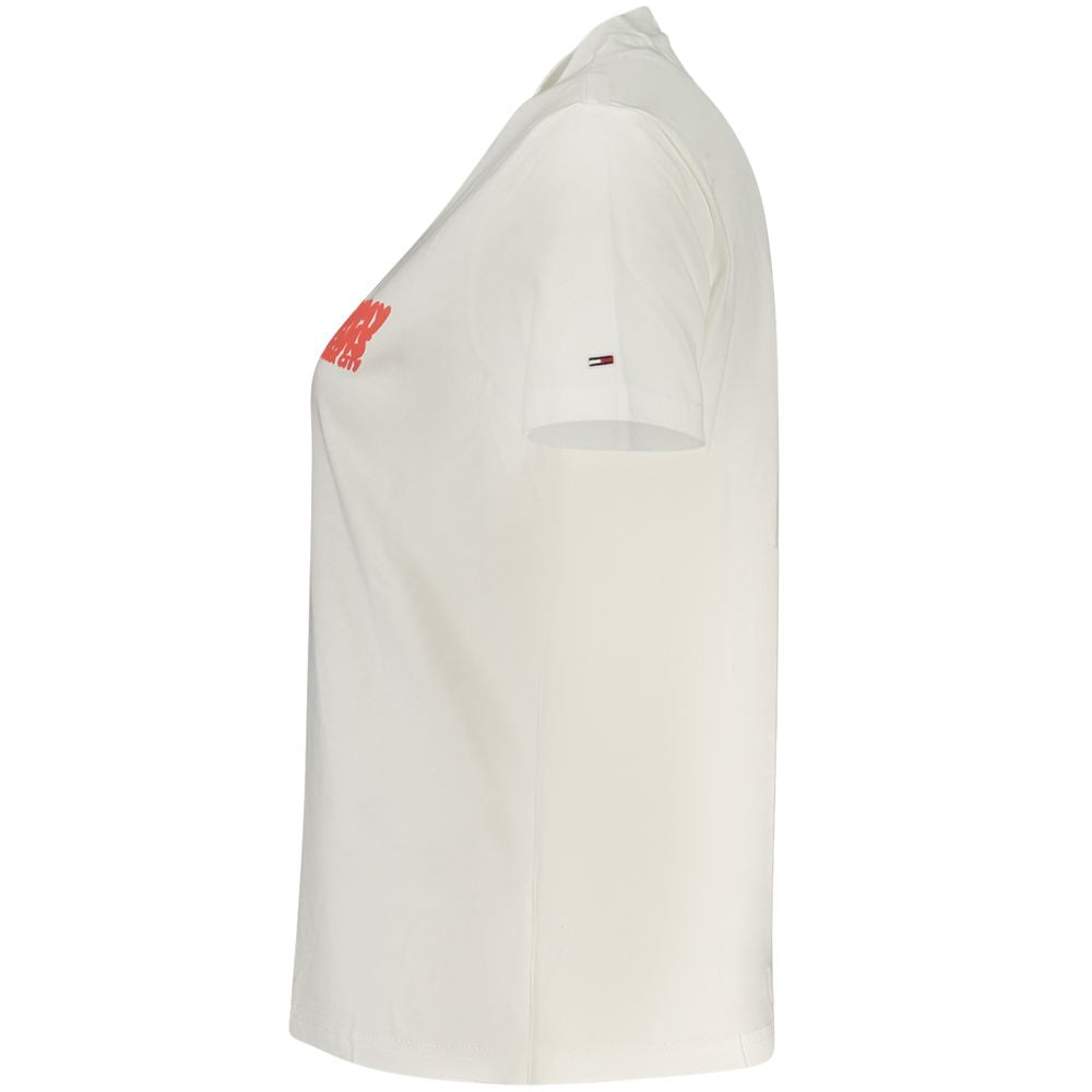 Beige Cotton Women T-Shirt