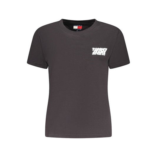 Black Cotton T-Shirt
