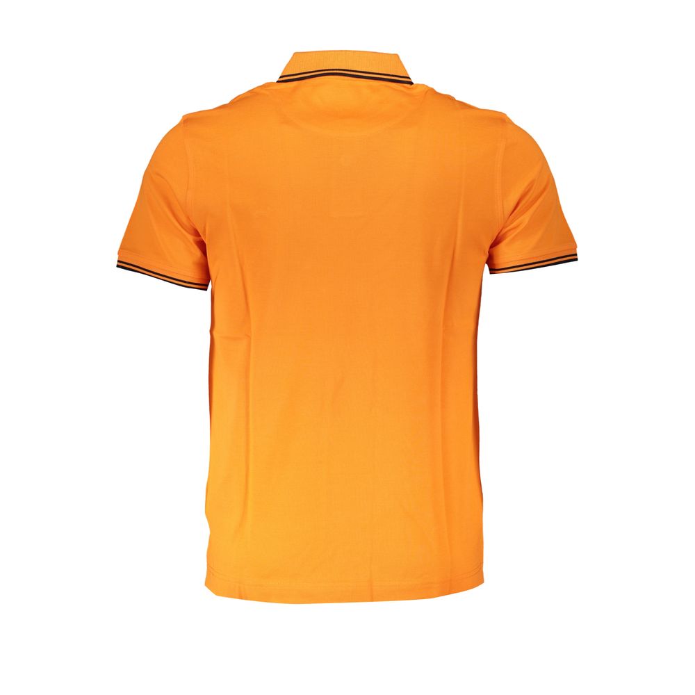 Orange Cotton Polo Shirt
