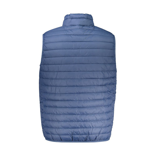 Blue Polyamide Men Jacket