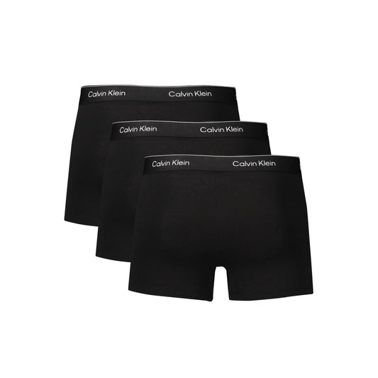 Black Cotton Men Underwear