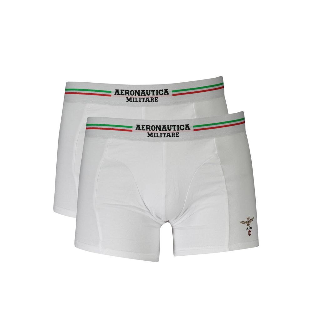 White Cotton Men Boxer