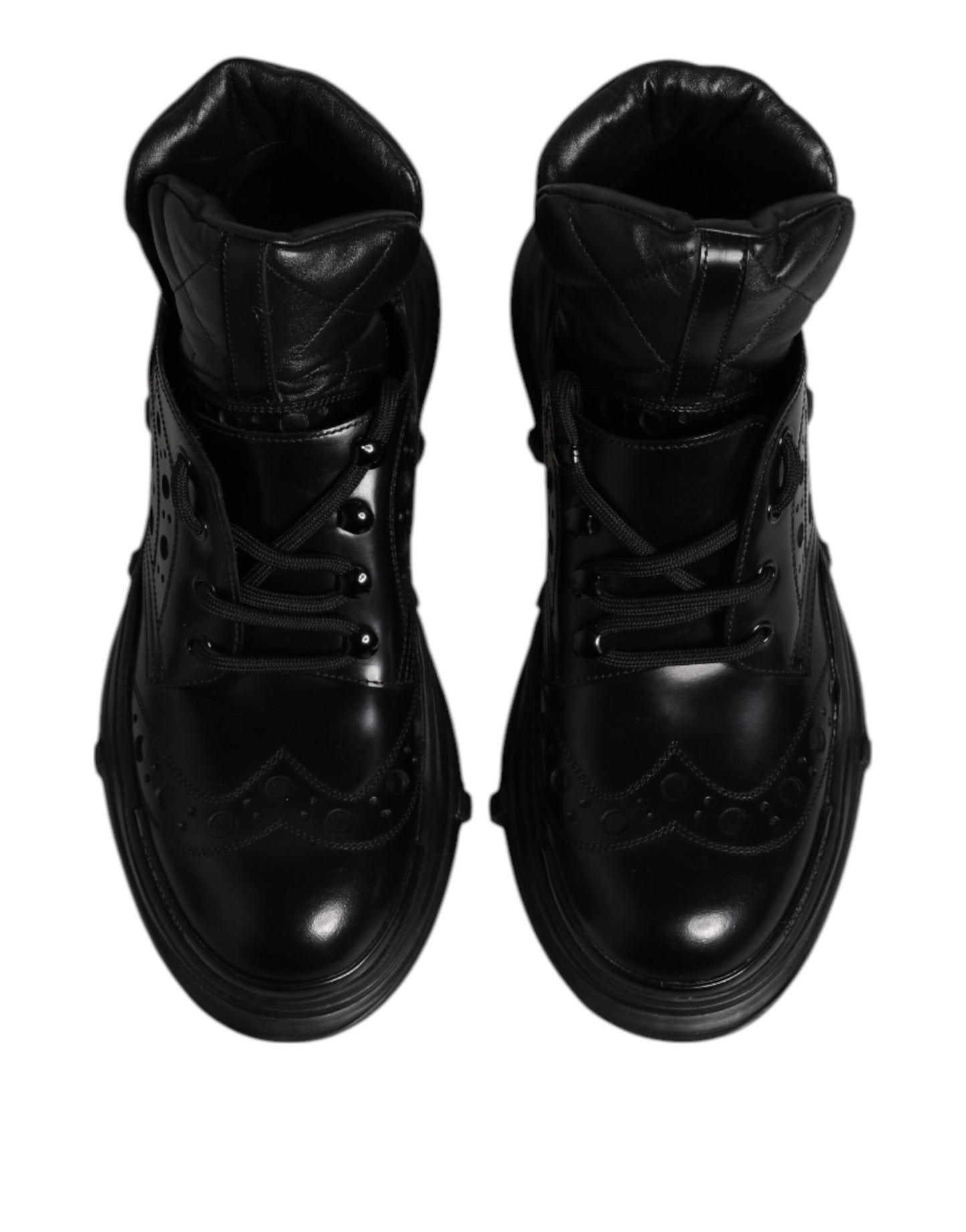 Black Leather Casual Mens Ankle Boots Shoes