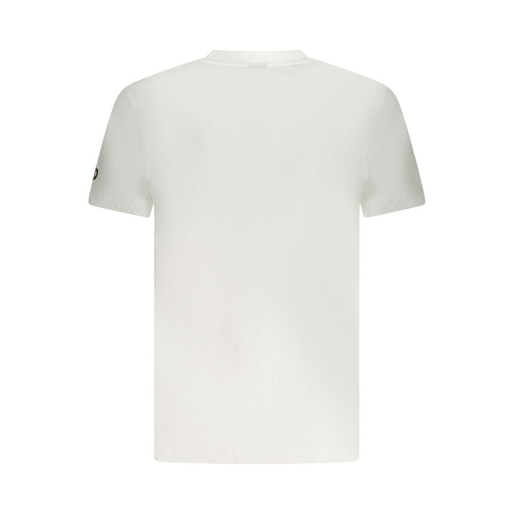 White Cotton Men T-Shirt