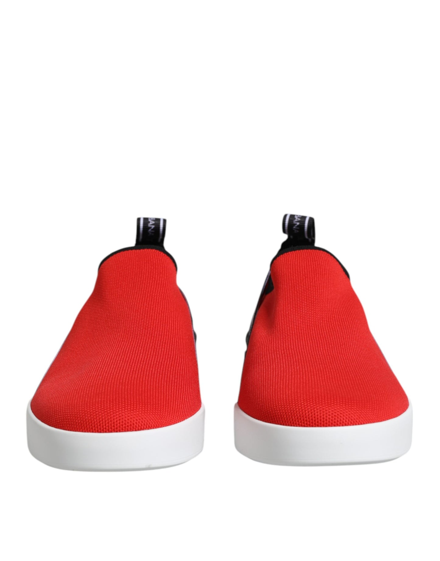 Red Logo Low Top Slip On Men Sneakers Shoes