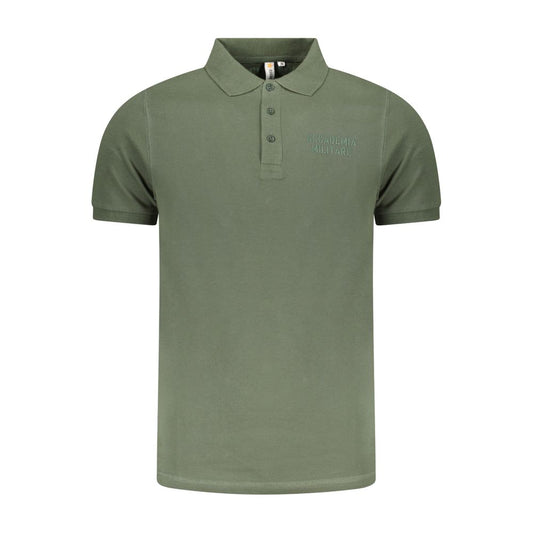Green Cotton Polo Shirt