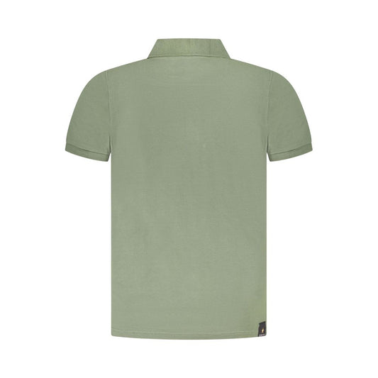 Green Cotton Polo Shirt