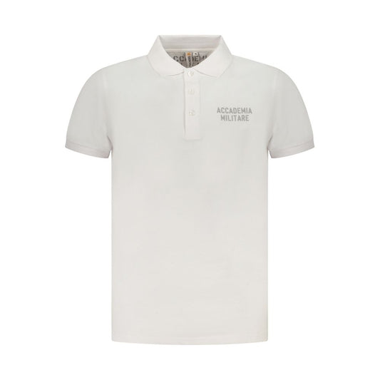 White Cotton Polo Shirt
