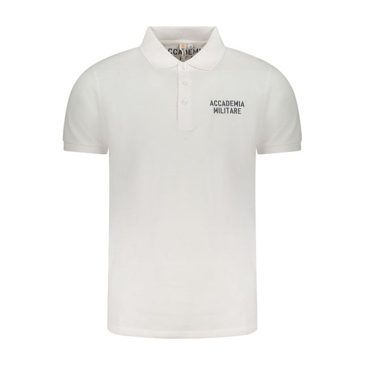 White Cotton Polo Shirt