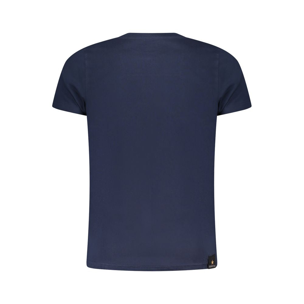 Blue Cotton T-Shirt