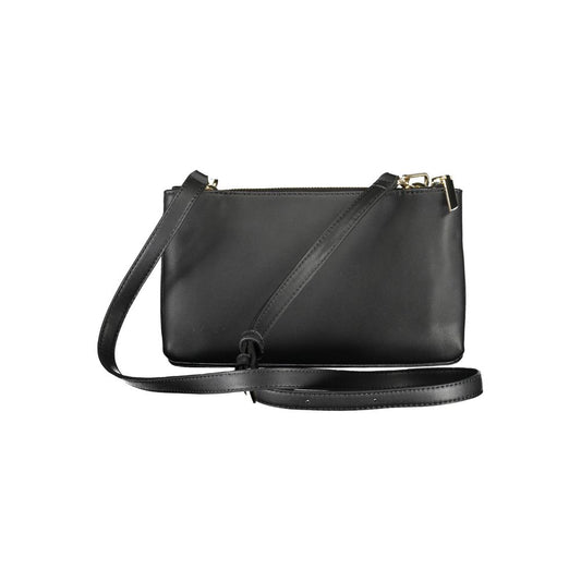 Black Polyester Handbag