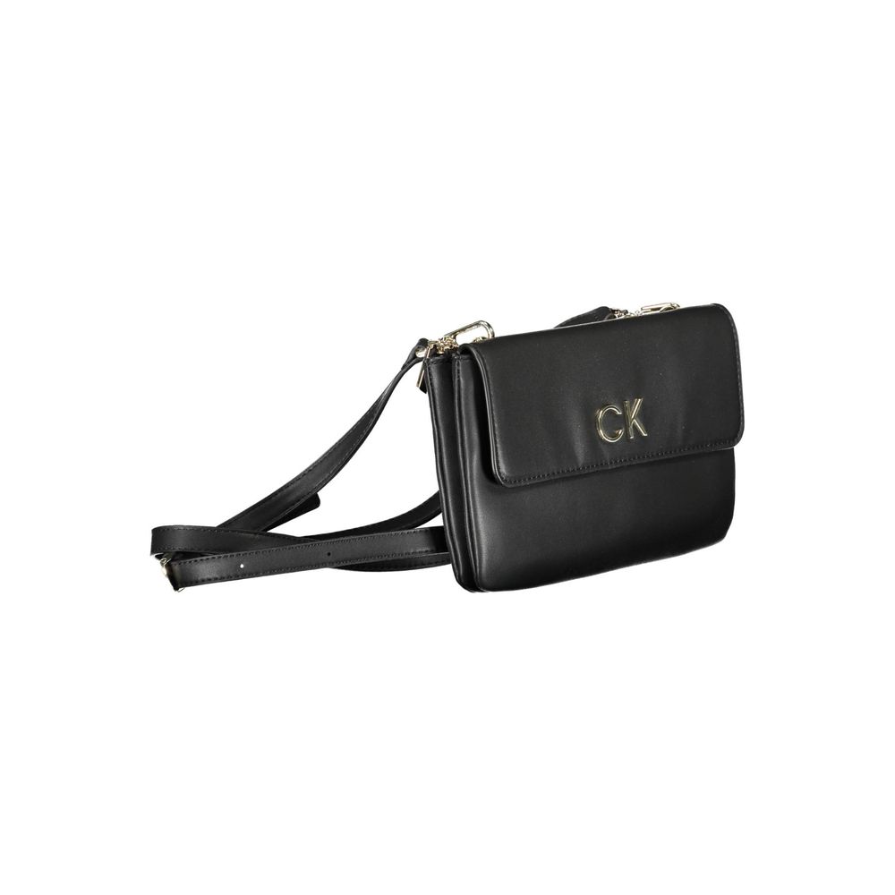 Black Polyester Handbag