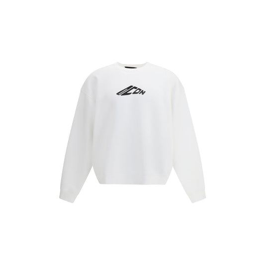 White Cotton Sweatshirt