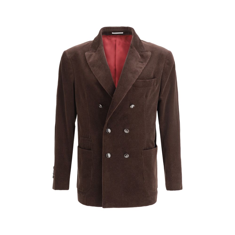 Brown Cotton Jackets And Coat