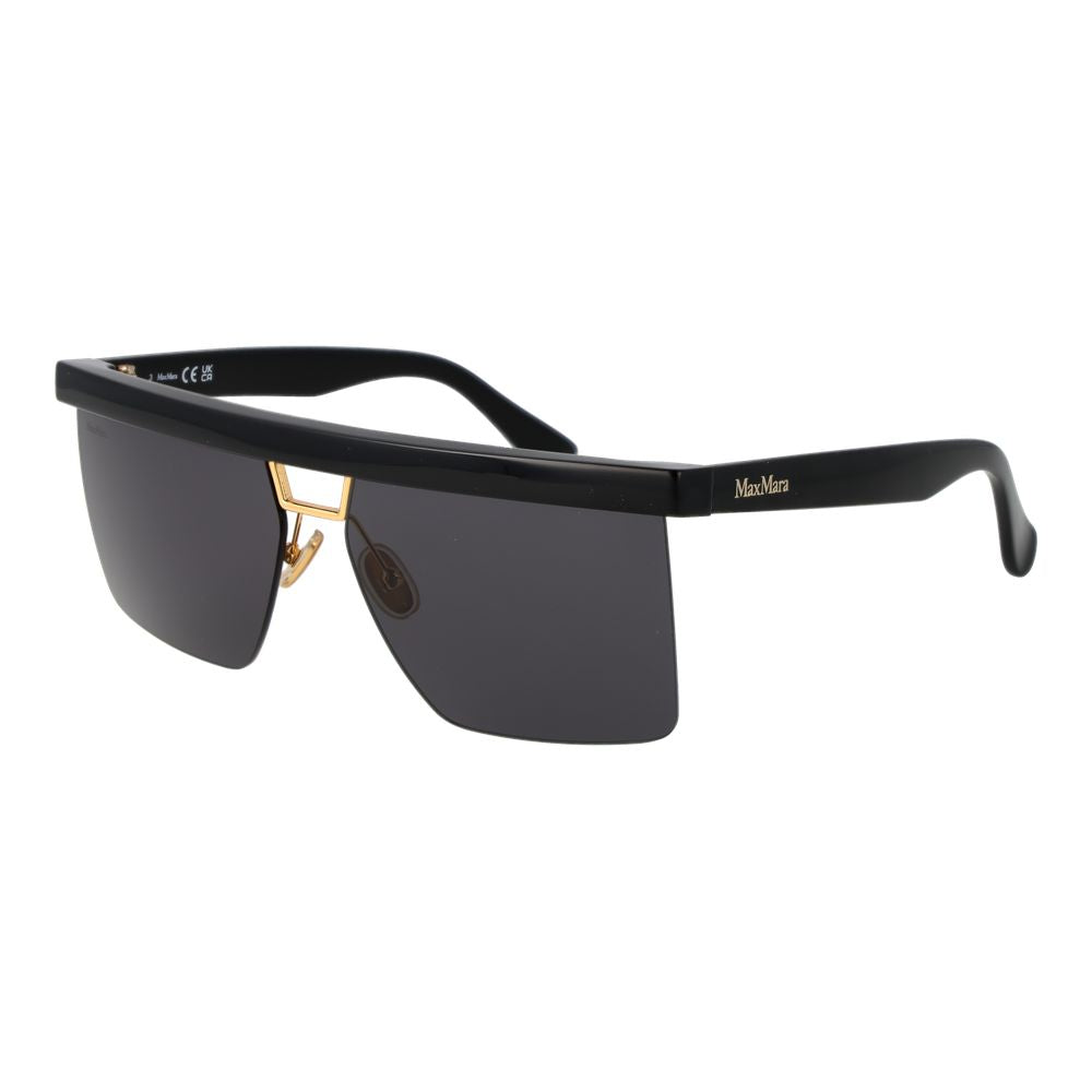 Black Stainless Steel Sunglasses