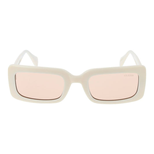 Beige Plastic Sunglasses