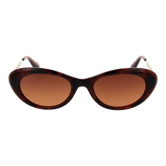 Brown Stainless Steel Sunglasses