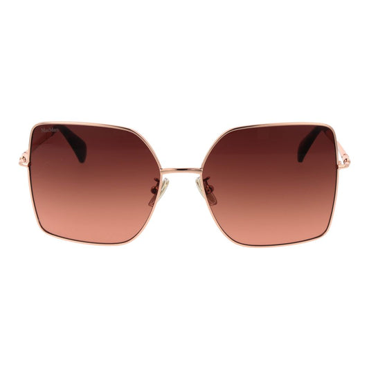 Rose Gold Metal Sunglasses