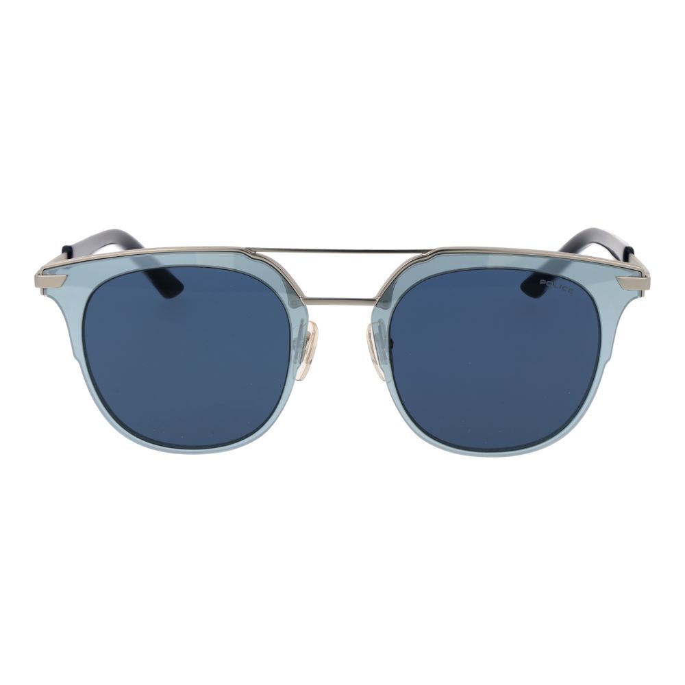 Blue Metal Sunglasses