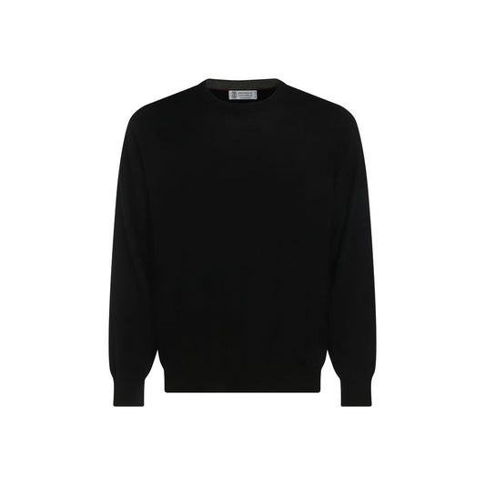 Black Fleece Wool Sweatshirt