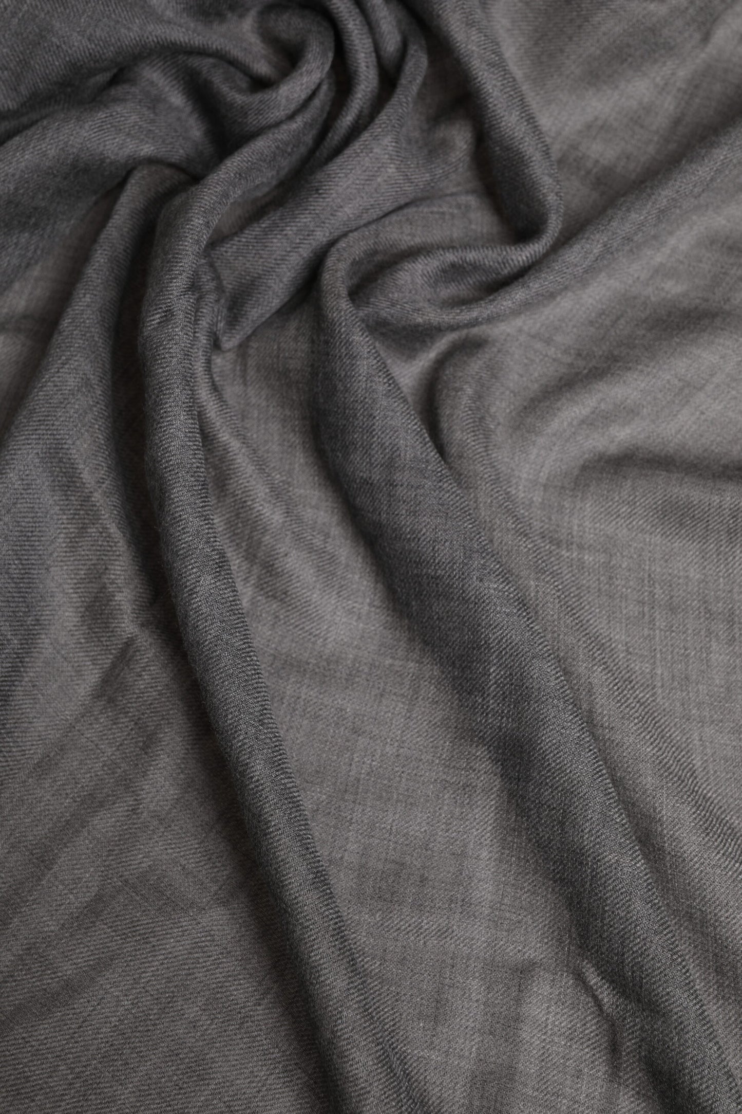 Gray Logo Print Neck Warmer Wrap Shawl Scarf