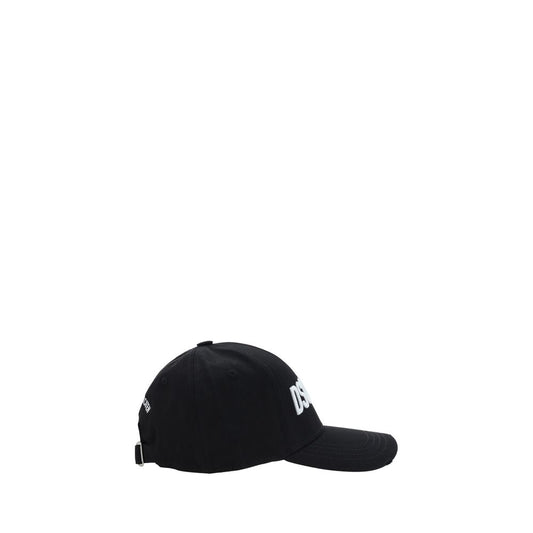 Black Cotton Cap (Baseball Hat)