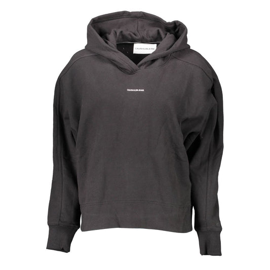 Black Cotton Sweatshirt