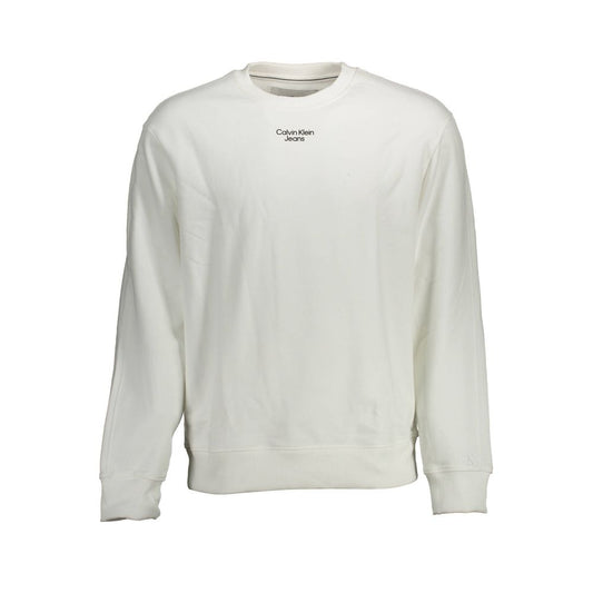 White Cotton Sweatshirt