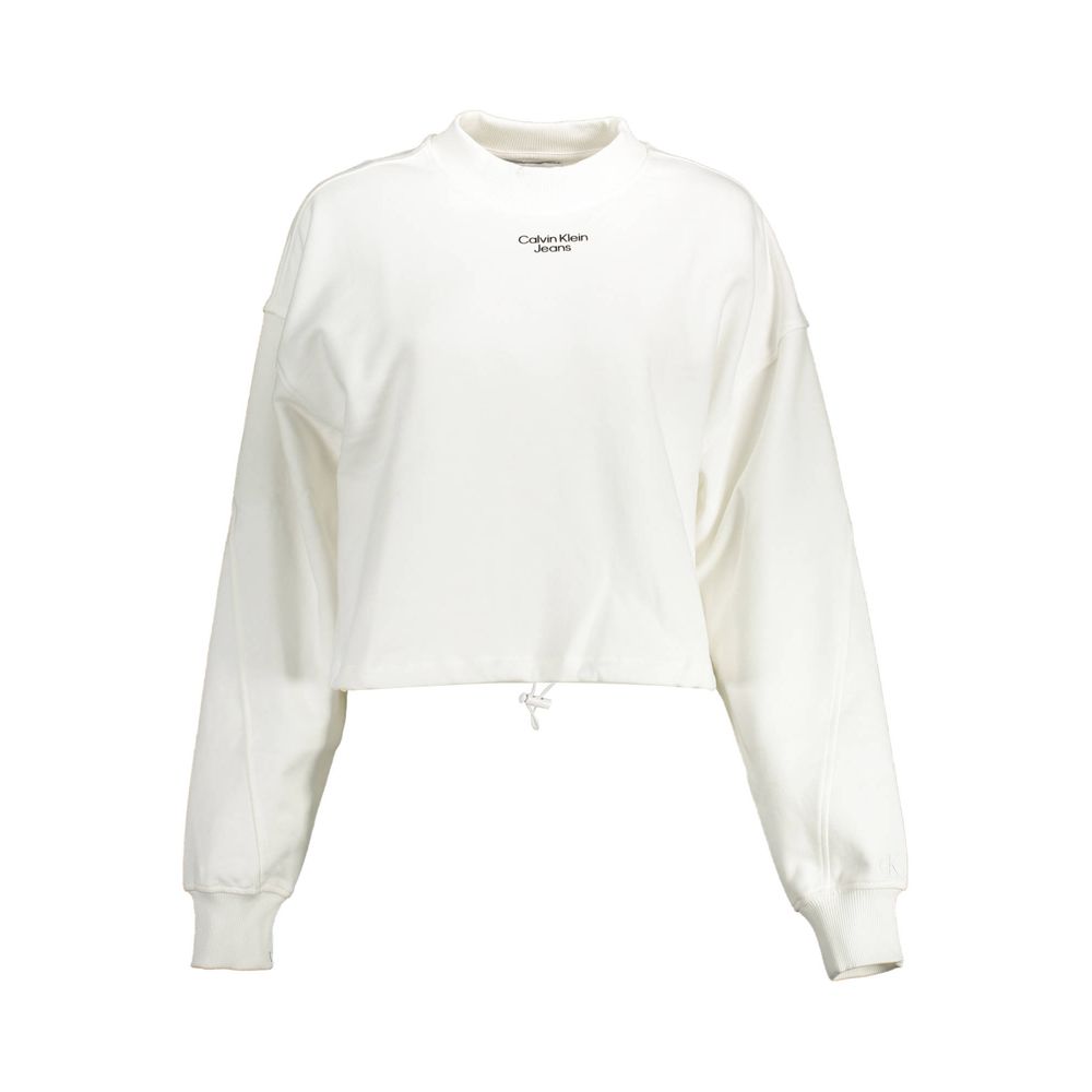 White Cotton Sweatshirt