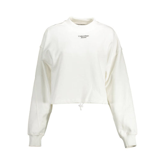 White Cotton Sweatshirt