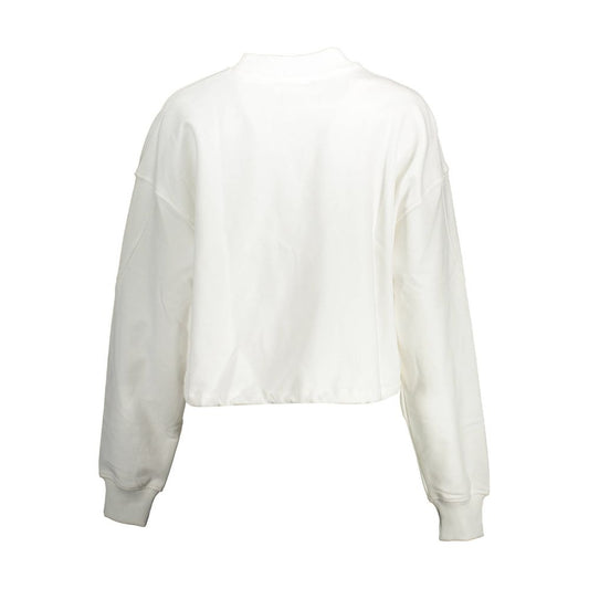 White Cotton Sweatshirt