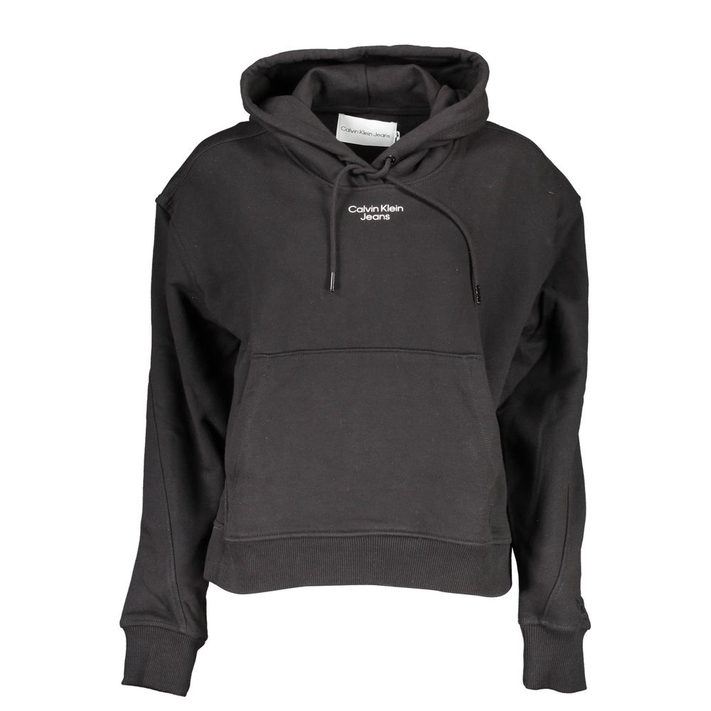 Black Cotton Sweatshirt