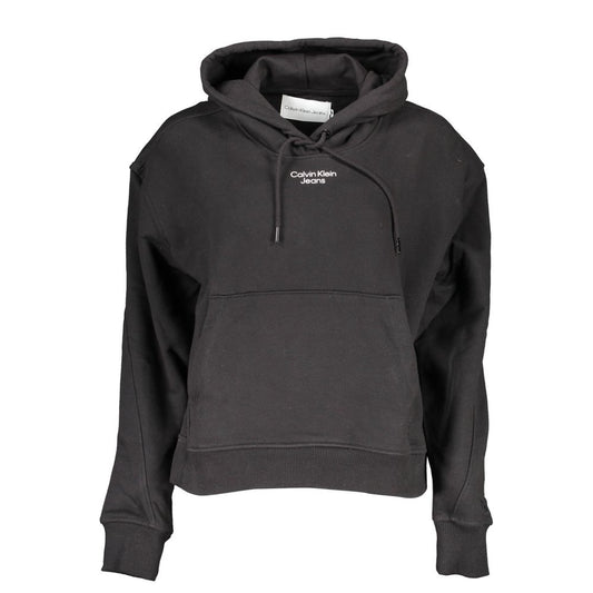 Black Cotton Sweatshirt