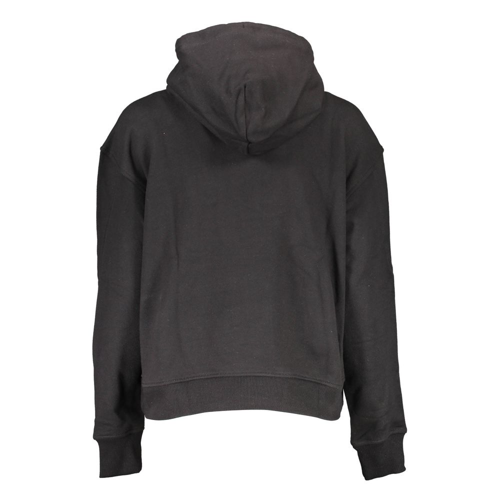 Black Cotton Sweatshirt