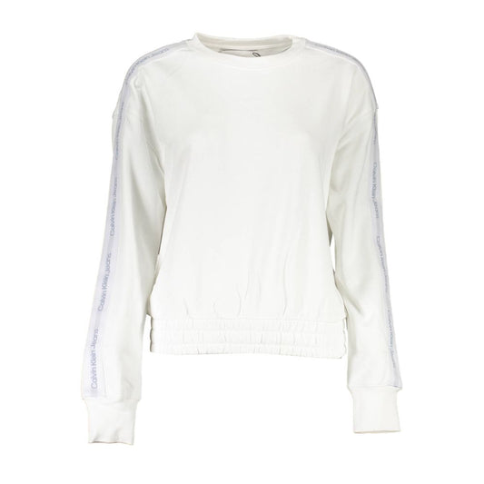 White Cotton Sweatshirt