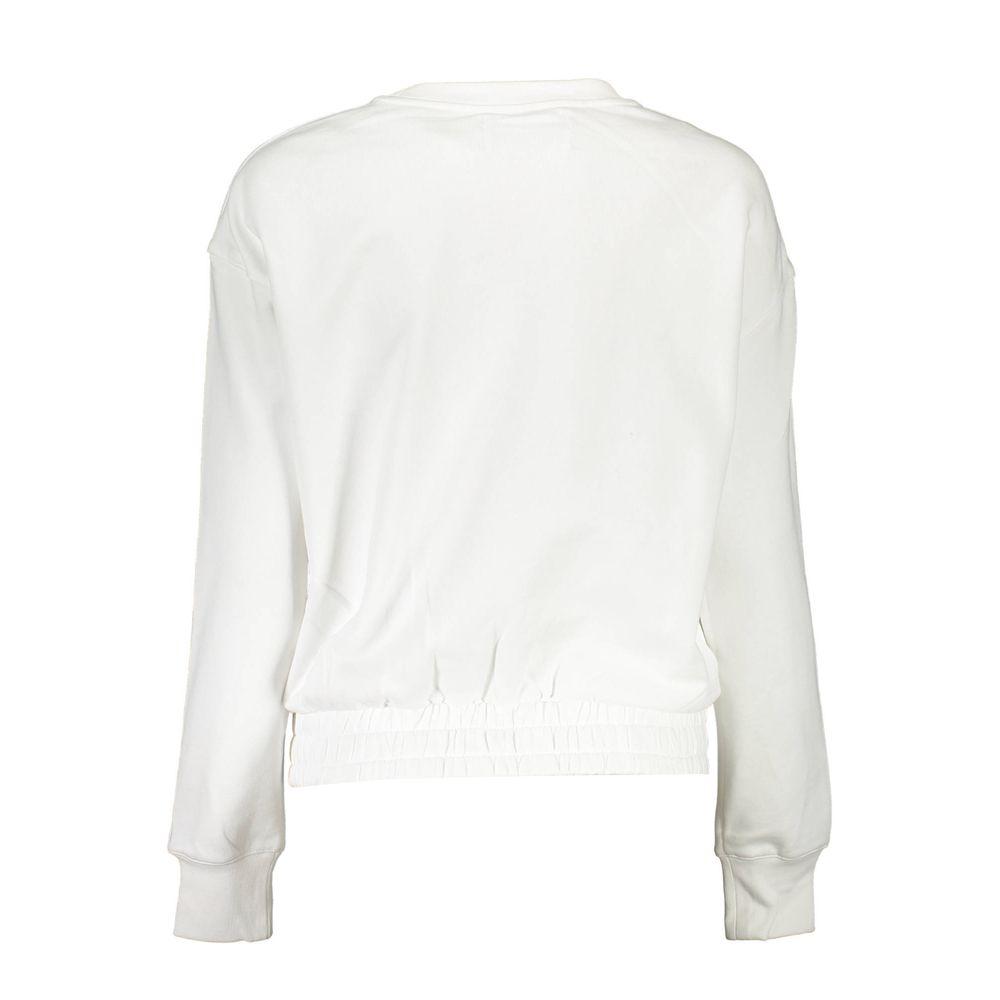 White Cotton Sweatshirt