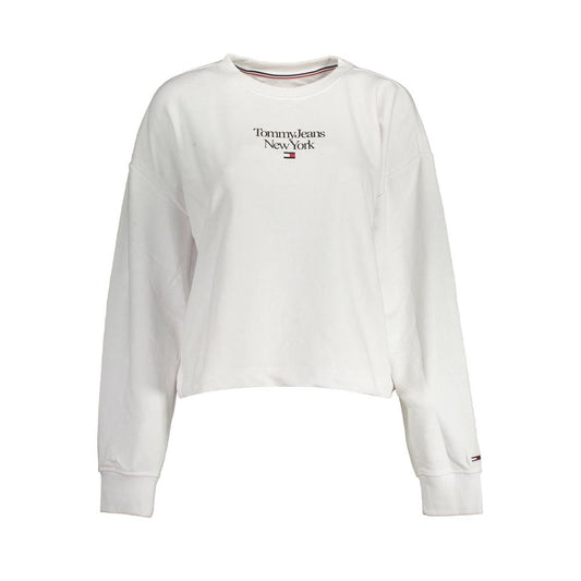 White Cotton Sweatshirt
