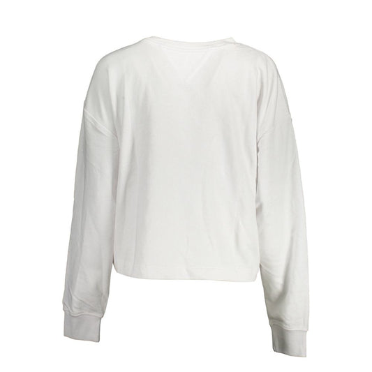 White Cotton Sweatshirt