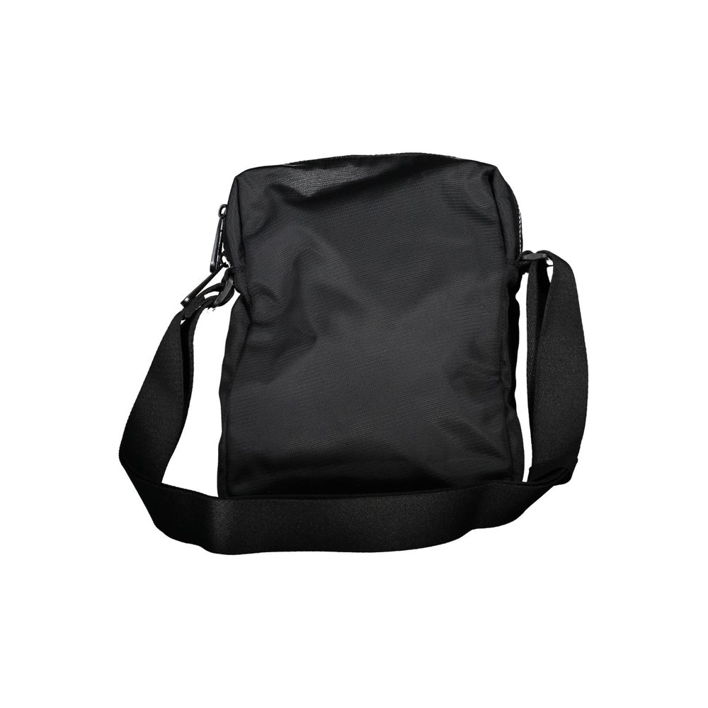Black Polyester Shoulder Bag