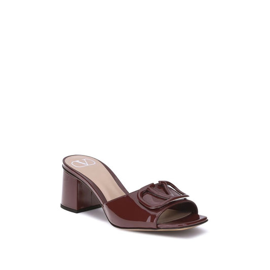 Bordeaux Calf Leather Bos Taurus Sandals