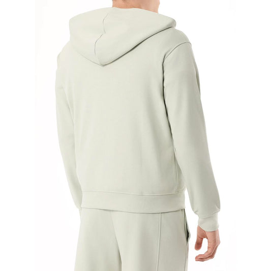 Green Cotton Men's Hoodie