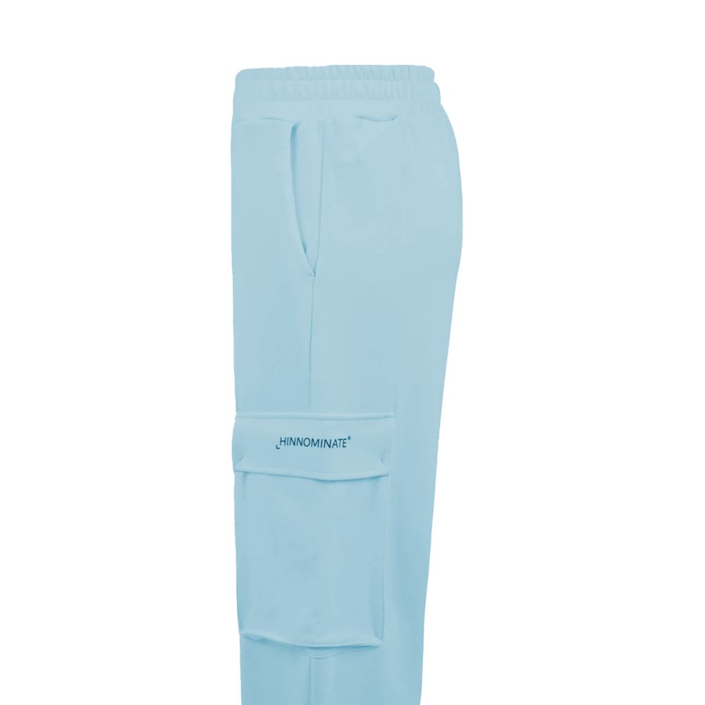 Blue Polyester Women Pant