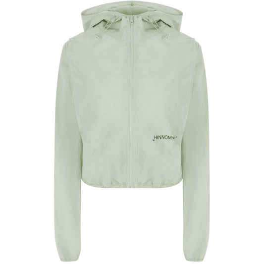 Green Nylon Jackets & Coat