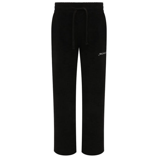 Black Cotton Women Palazzo Pants
