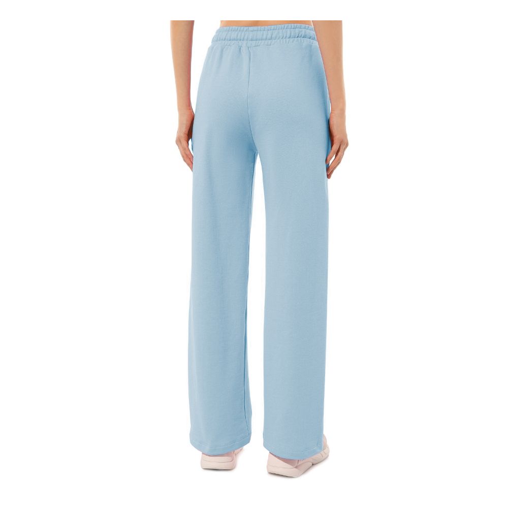 Blue Cotton Women Palazzo Pants