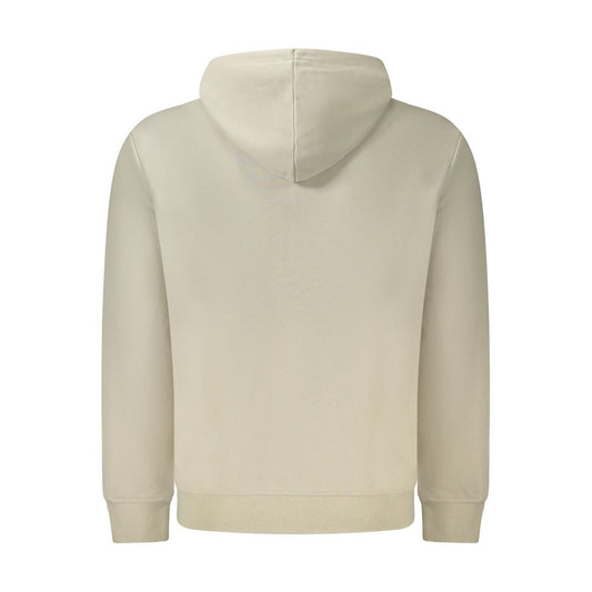Beige Cotton Men Sweater