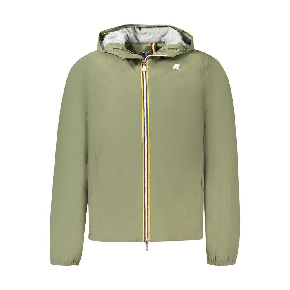 Green Nylon Jackets & Coat