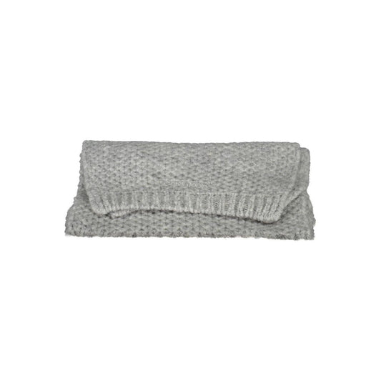Gray Alpaca Wool Scarf